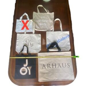 tote shopping reusable bag bundle